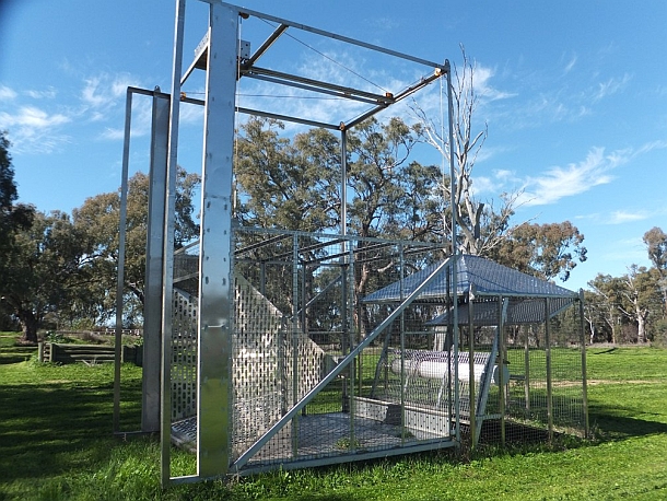 Anger in west as carp cage left high and dry